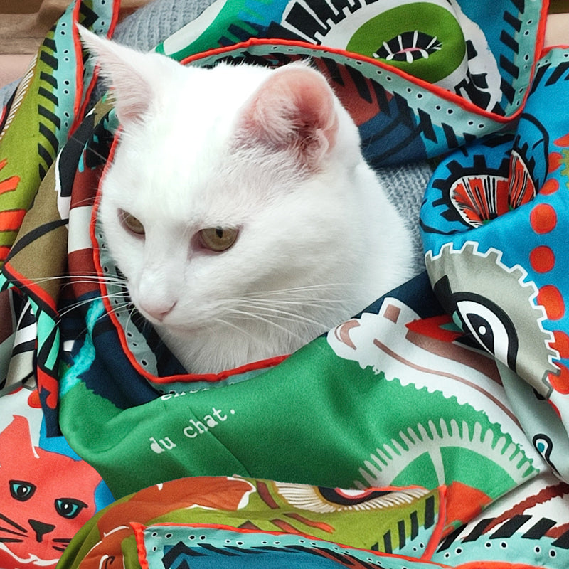 FOULARD QUANTIQUE D'AUTOMNE