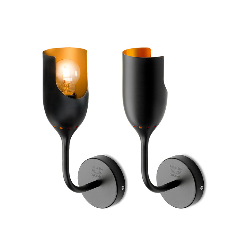 PETITE APPLIQUE TOURNEBRILLE, noir