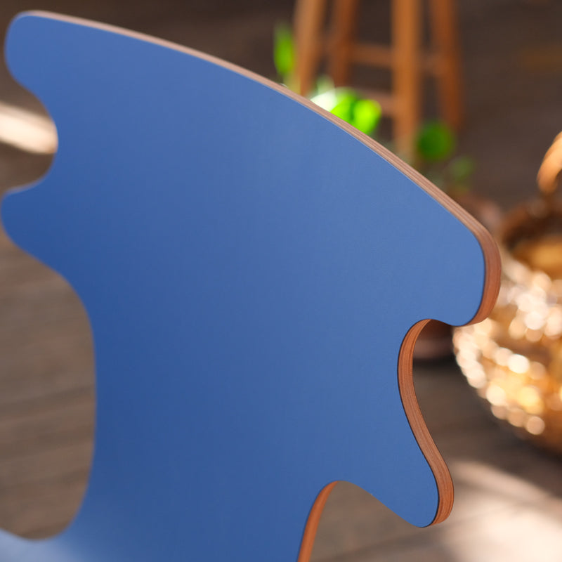 CHAISE LA COQUETTE, bleu turquoise