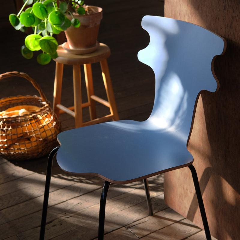 CHAISE LA COQUETTE, bleu turquoise