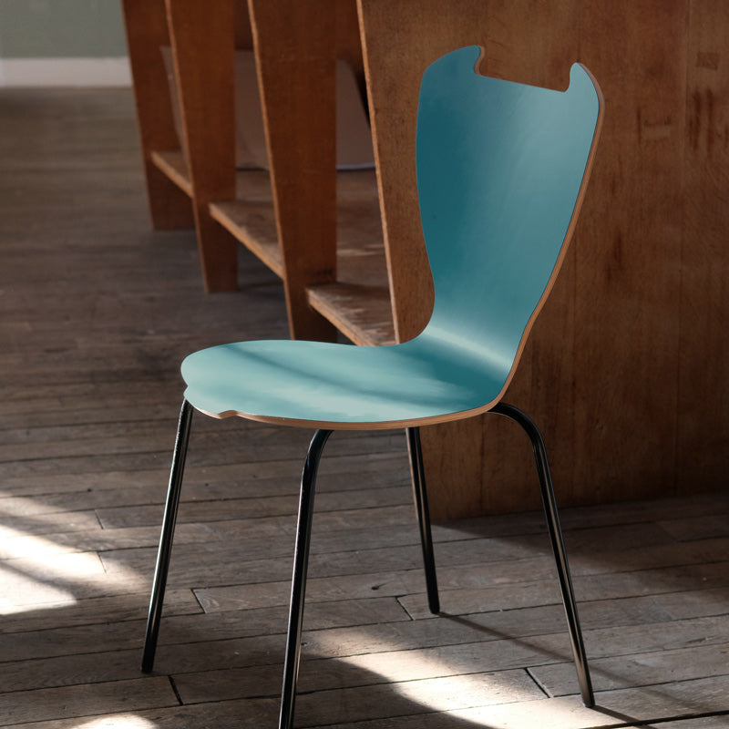 CHAISE L'ÉNERGIQUE, bleu vert