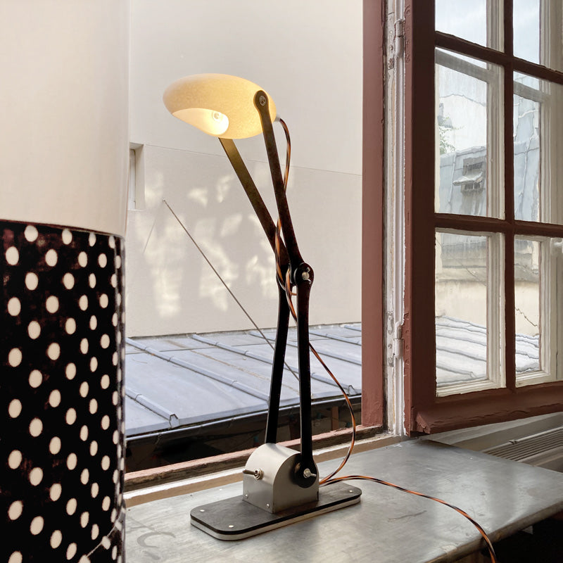 PILAF TABLE LAMP, black wood