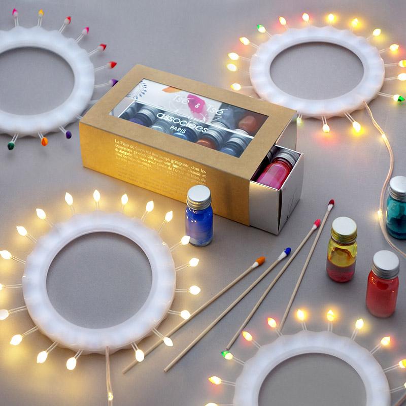 kit de couleurs pour la guirlande lumieuse fleur de givre - tsé tsé