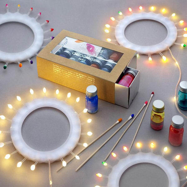 kit de couleurs pour la guirlande lumieuse fleur de givre - tsé tsé