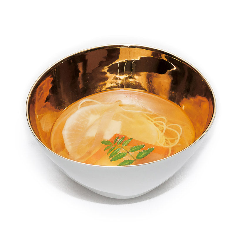 FAMISHED BOWL, gold