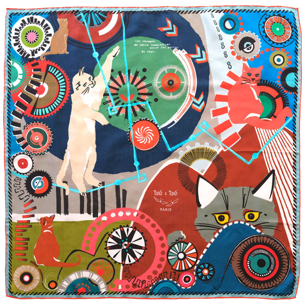 FOULARD QUANTIQUE D'AUTOMNE