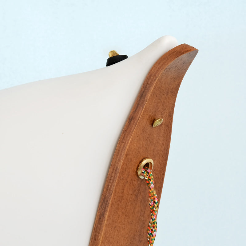 GRANDE CORNETTE À POSER, bois brun