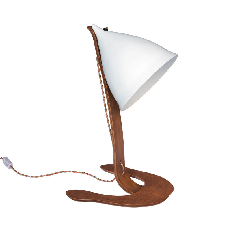 LARGE TABLE CORNET, glazed or matt porcelain