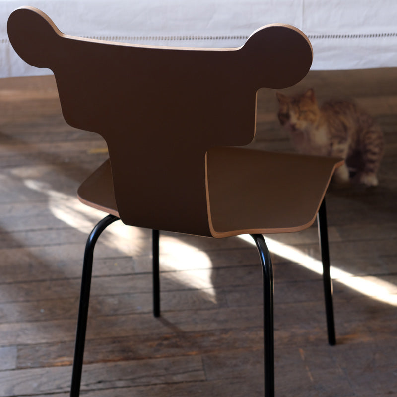 CHAISE L'INTELLECTUELLE, chocolat