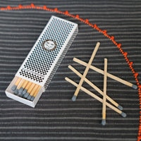SCENTED MATCHES - AMBER WOOD & MAY ROSE