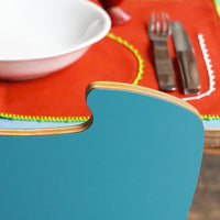 CHAISE L'ÉNERGIQUE, bleu vert