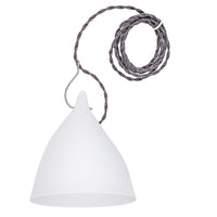 SUSPENSION CORNETTE, shiny or matt porcelain