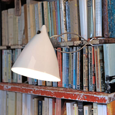 Cornet clip on light in glazed porcelain main image 0